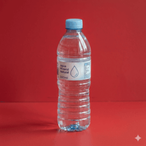 Botella de agua mineral