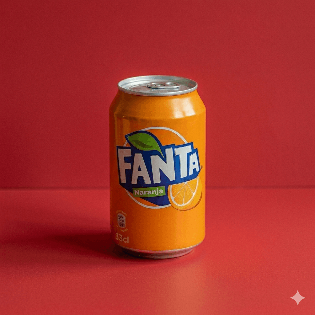 Lata de Fanta Naranja